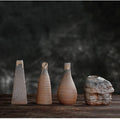 Handmade Classic Brown Table Vase Set