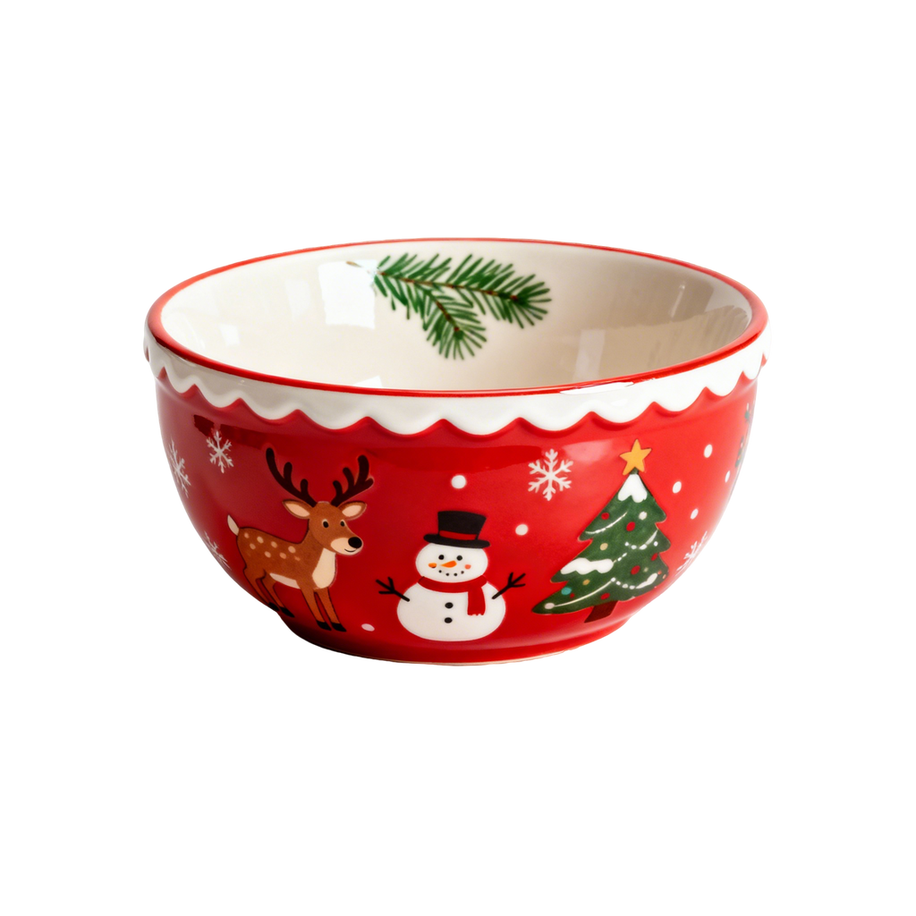 Holiday Cheer Ceramic Bowl